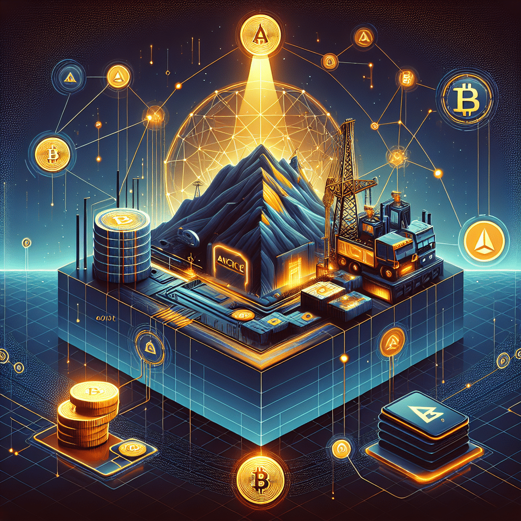 Certainly! Here’s an SEO-optimized alt-text for your specified image: **Alt-text:** Modern digital illustration visualizing the tokenization of an $11 billion Arizona copper-gold mining project using blockchain technology, featuring interconnected nodes, Chainlink’s logo for secure smart contracts, and seamless links between a stylized copper-gold mine and institutional investors, all highlighted in a professional orange (#FF9811), dark blue (#000D43), and midnight blue (#021B88) color scheme, optimized for fintech blog headers at 1200x628 pixels. Let me know if you’d like it condensed or further customized!