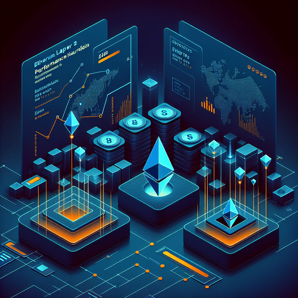 "Professional dark blue graphic image representing the Ethereum Layer 2 blockchain MegaETH, highlighted with orange and midnight blue accents. Prominently features MEGA tokens, symbolizing their imminent launch, and creatively depicts two performance hurdles left to conquer. Designed to reflect the complexity and innovation of blockchain technology."