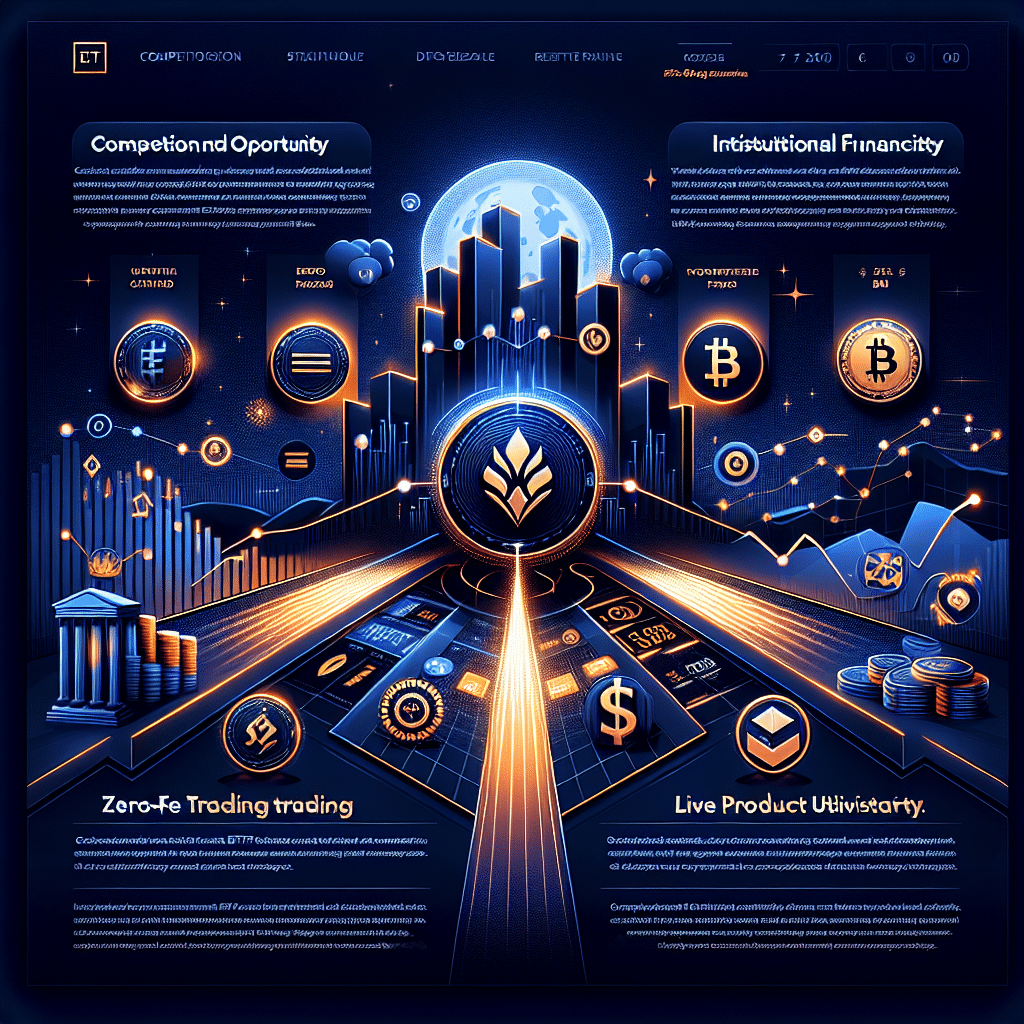 **SEO-focused alt-text:** Modern blog header image depicting the dynamic competition between Solana and Pepeto in the crypto market: left side shows the Solana logo rising amid glowing ETF inflow charts and institutional finance graphics, symbolizing upward momentum; right side features Pepeto’s mascot, presale excitement, innovative cross-chain bridges (Ethereum, BNB, Solana), and visual cues for zero-fee trading, product utility, and robust security (shields, audits). The design uses deep midnight blue and dark blue backgrounds with bold orange highlights, unified in a sleek, professional fintech style for a WordPress blog.