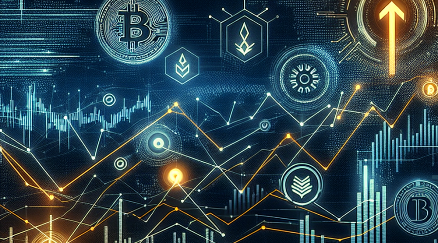 **SEO Alt-Text:** Modern blog header image showcasing a dynamic cryptocurrency market on the verge of an altcoin rally, featuring stylized icons of Avalanche (AVAX), Bitcoin Cash (BCH), Cardano (ADA), Chainlink (LINK), and Dogecoin (DOGE) interconnected by network lines over a dark blue and midnight blue background with orange accents. Upward arrows, liquidity waves, and volume indicators symbolize rising data and market momentum, visually representing blockchain activity, growth opportunities, and optimism for fintech and crypto investors. Size: 1200 x 628 pixels.