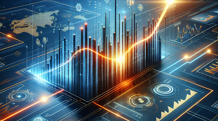 **SEO-optimized Alt-Text:** Sleek, modern graphic visually representing excitement for Palantir Q1 2026 earnings report, sized 1200x628 pixels. Features bold, futuristic digital motifs like an upward-trending stock chart, glowing orange growth arrow, AI-inspired data streams, geometric network elements, and financial technology icons such as AI chips and bar graphs. Centered on a dark blue gradient background with orange highlights, the design includes Palantir’s logo, evoking confidence, innovation, and bullish momentum in AI-driven data analytics and tech investments.